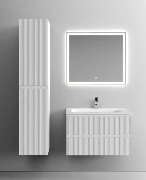 Тумба под раковину подвесная Sancos Snob T 80 см bianco, подвесная, пристенная - фото 4