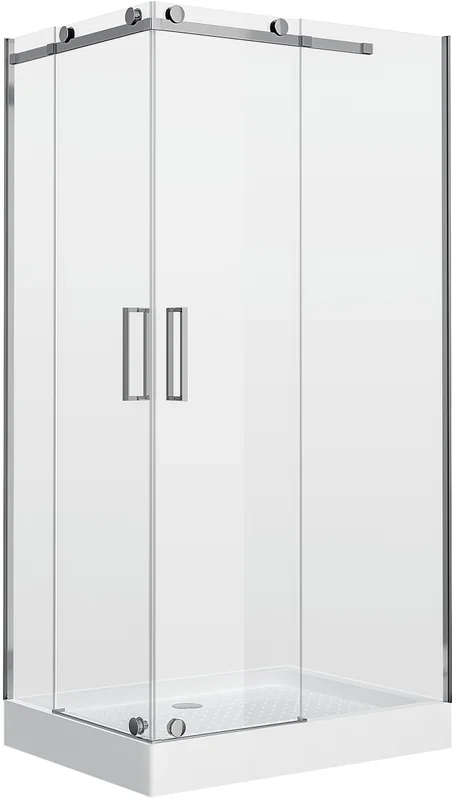 Душевой уголок Grossman Cosmo 110x110 см без поддона, хром - фото 4