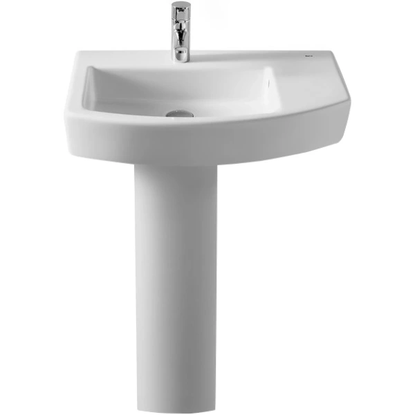 Раковина Roca Hall 65 см подвесная, подвесные, накладные (на столешницу), на полупьедестал, пристенные - фото 3