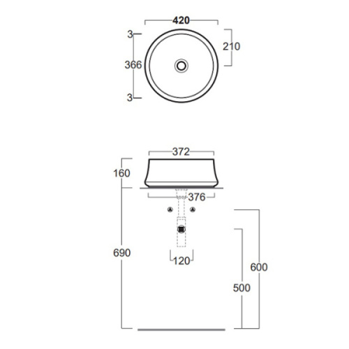 Схема, в форме чаши, круглой формы - фото 5