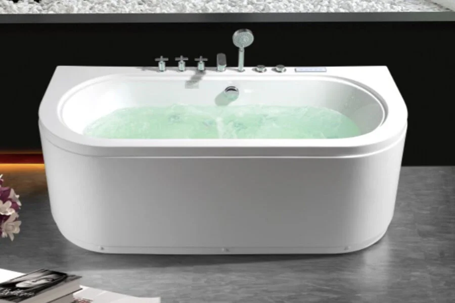 Ванна гидромассажная Frank F160, пристенная, 170 x 80 x 58 см, 20156060 - фото 3