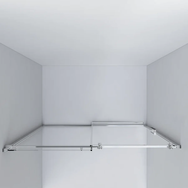 Душевая дверь в нишу Vincea Como 130 см профиль хром, современные, hi-tech - фото 2