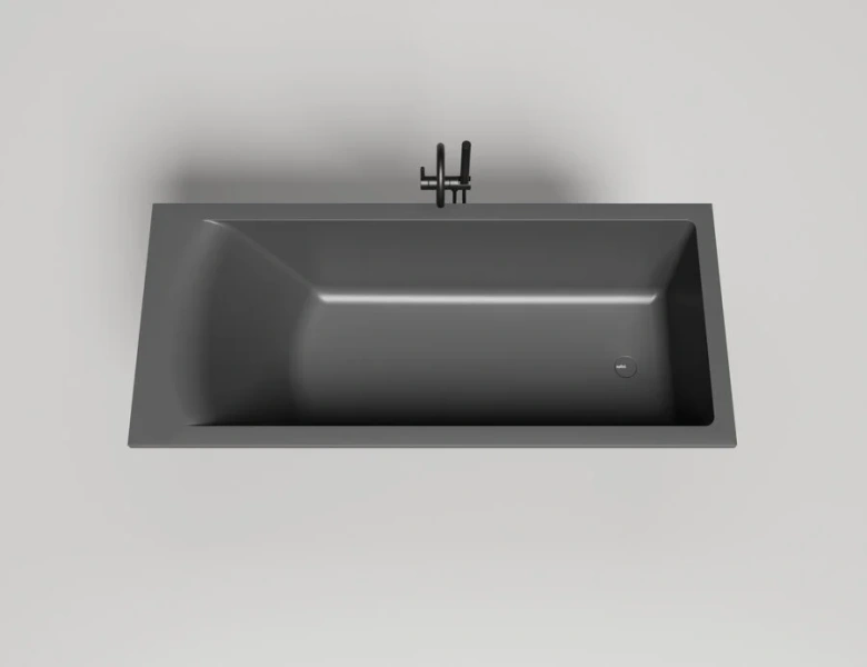 Ванна из искусственного камня Salini Cascata Kit 180x80 см встраиваемая, белые - фото 8