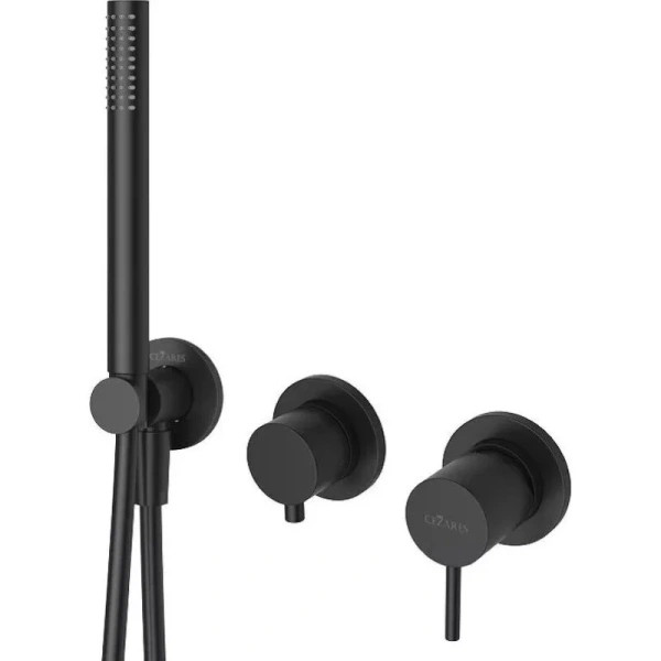 Смеситель для душа Cezares Leaf черный матовый - фото 2