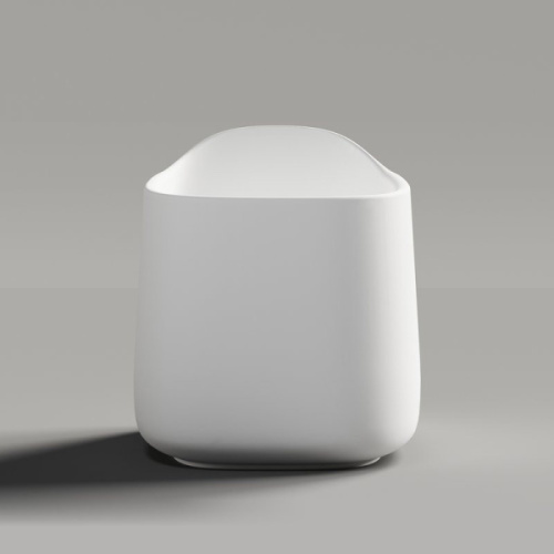 Ванна из искусственного камня Salini Oriente Ofuro 140х80 см белая матовая, без гидромассажа, маленькие, сидячие, глубокие - фото 5