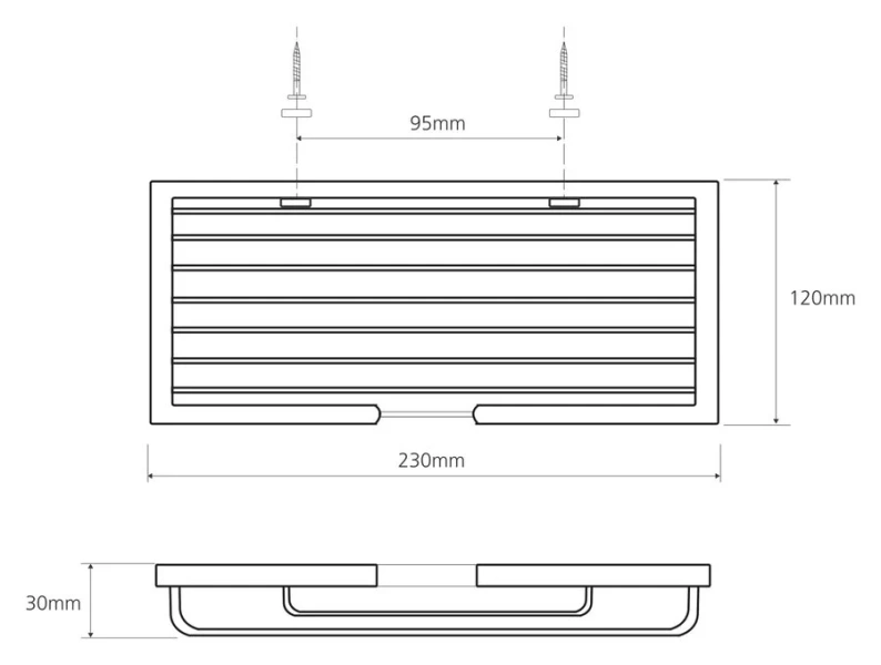 Решетка для ванной Bemeta Cytro хром - фото 2