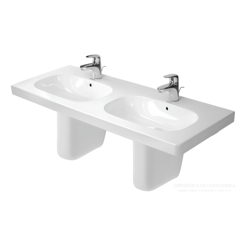 Раковина Duravit D-Code 120 см двойная - фото 2
