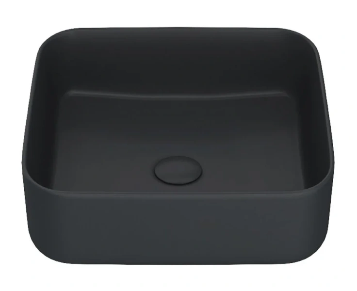 Раковина IDDIS Bridge 39 см черная, накладные (на столешницу), пристенные - фото 3
