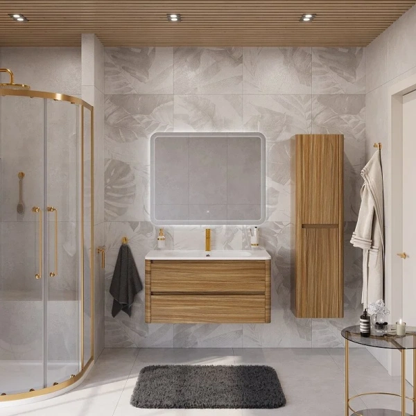 Тумба под раковину подвесная Cezares Relax 100 см дуб карамельный index_1 - фото 10
