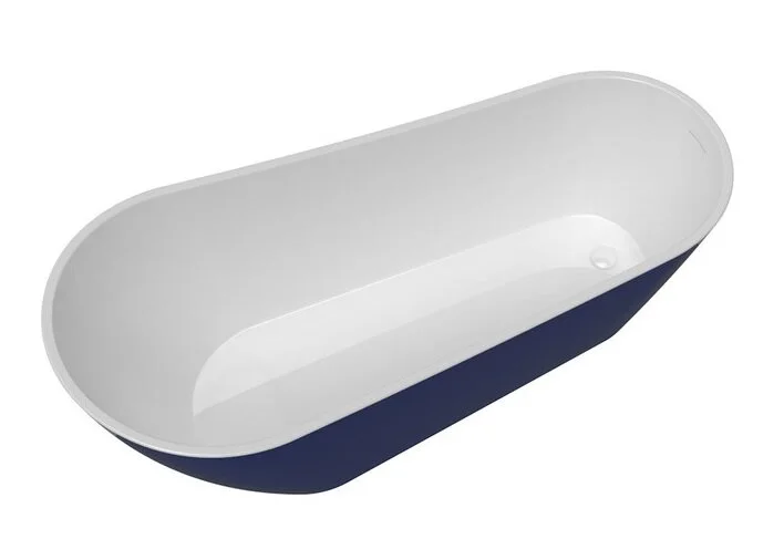 Ванна акриловая Corpa Nera Viotti CN130109, 170 х 74 см, синий матовый, другие - фото 8