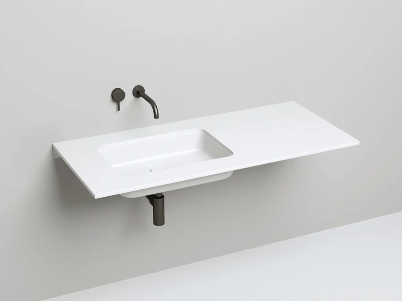 Раковина Salini Marea 09 55 см в цвете по RAL, встраиваемые (в столешницу), пристенные - фото 3