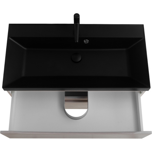 Тумба под раковину подвесная BelBagno Marino 90 см rovere grigio, комплект (набор) - фото 8