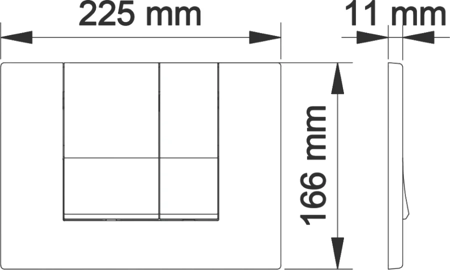 Инсталляция для унитаза Berges Novum клавиша S3 хром глянец, с кнопкой index_1 - фото 12