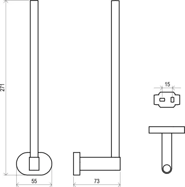 Держатель RAVAK Chrome CR 420.00 - фото 2