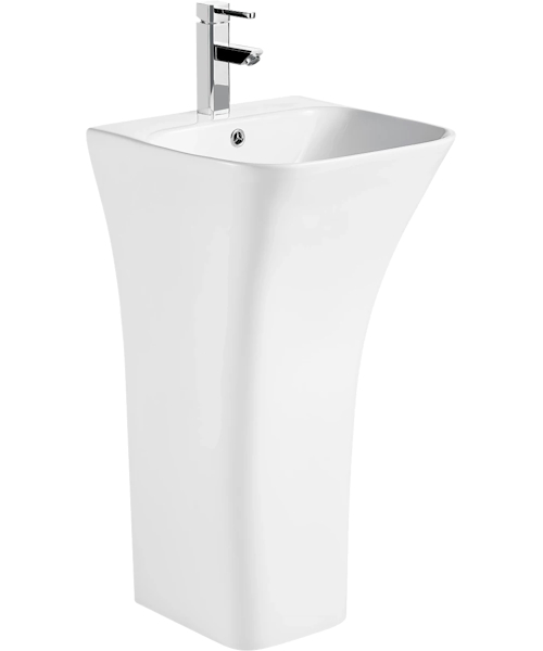 Раковина напольная Ceruttispa Luca 45 см белая - фото 1