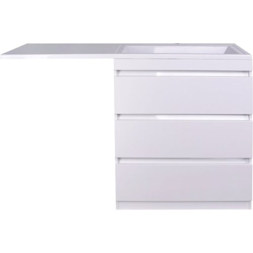 Тумба с раковиной напольная Style Line Даллас СС-00002305 150 см с тремя ящиками, комплект (набор) - фото 7