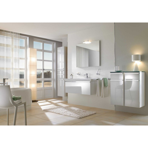 Раковина Villeroy & Boch Metric Art 100 см ярко-белая с покрытием CeramicPlus, прямоугольной формы - фото 5