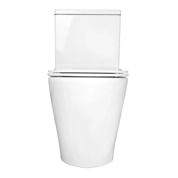 Унитаз компакт Azario Flin белый, с горизонтальным, прямым выпуском, с прямым выпуском - фото 7