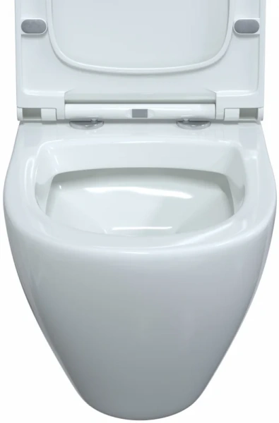 Унитаз подвесной BERGES Okus с микролифтом, круглой формы - фото 8