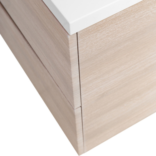 Тумба под раковину подвесная BelBagno Marino 120 см с двумя выкатными ящиками, rovere grigio, комплект (набор) - фото 8