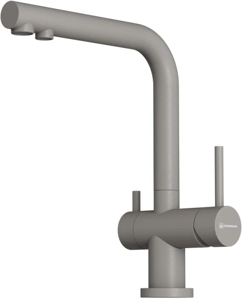 Смеситель для кухни Omoikiri Nagano-GR-P leningrad grey - фото 2