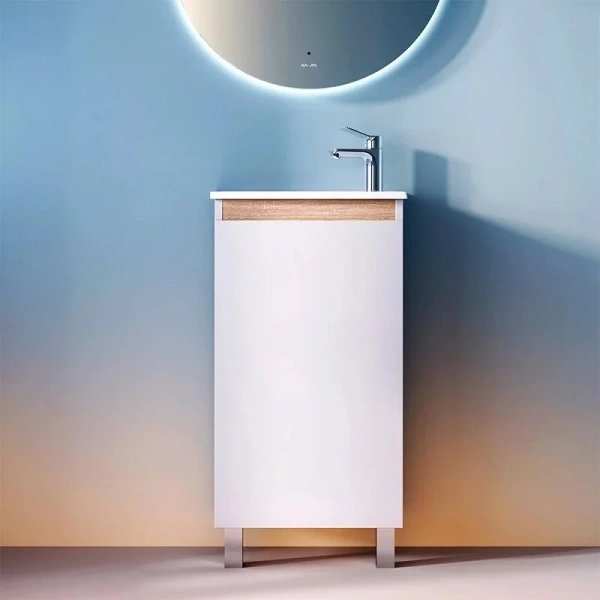 Тумба под раковину напольная Am.Pm X-Joy 45 см белый глянец, моноблок - фото 5