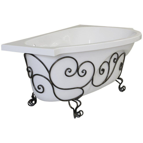 Кованая подставка для ванны Эстет Грация левая - фото 8