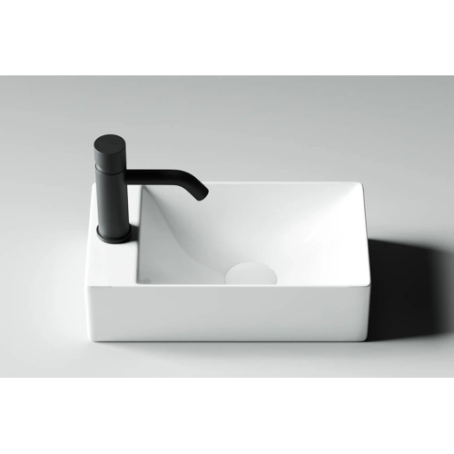 Раковина Sancos Element 38 см прямоугольная, маленькие, прямоугольной формы, плоская - фото 5