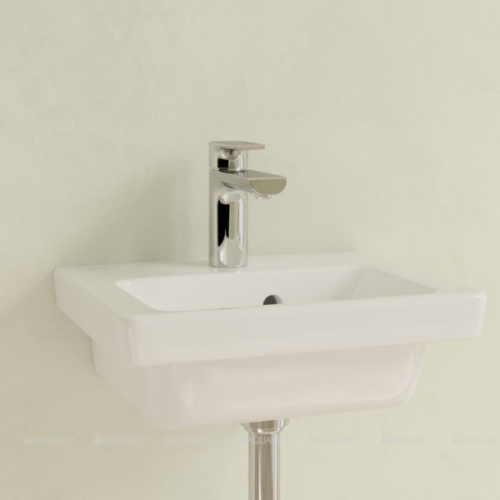 Раковина Villeroy & Boch Subway 2.0 37 см цвет ярко-белый с покрытием CeramicPlus, белые - фото 4