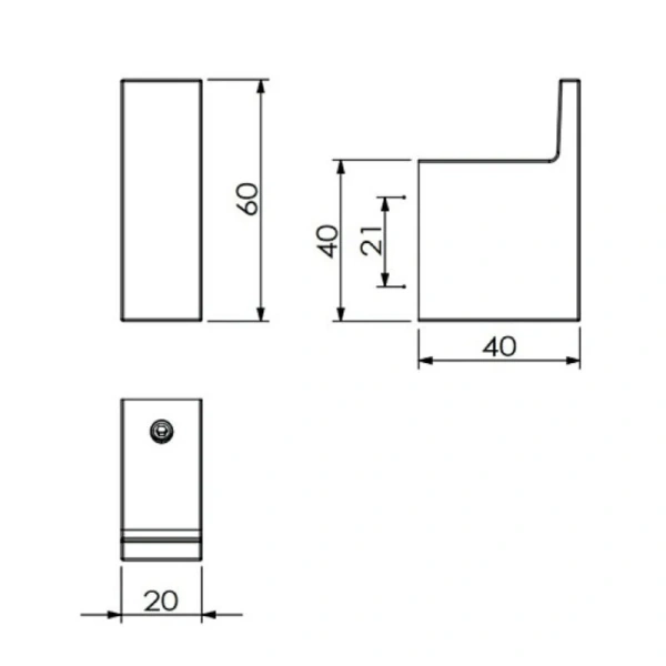 Крючок для ванной Kludi Vela C белый - фото 3