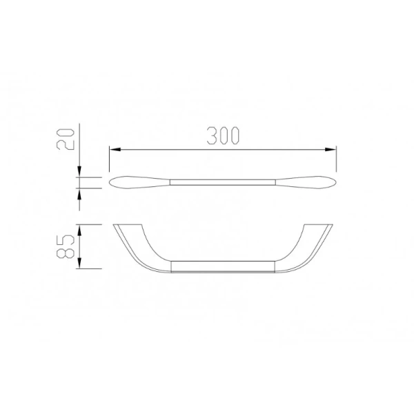 Полотенцедержатель Abber Nord AA1551 нержавеющая сталь, современные, hi-tech - фото 2