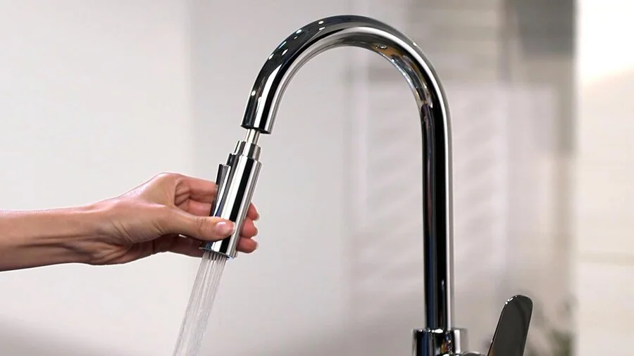 Смеситель для кухни Hansgrohe Focus с выдвижным изливом, хром - фото 4