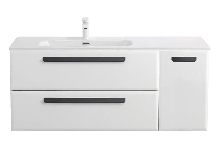 Тумба под раковину подвесная Cezares Eco 120 см правосторонняя