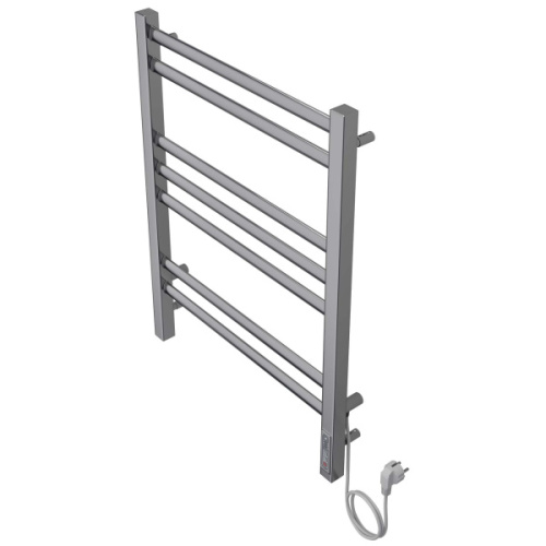 Полотенцесушитель электрический Акватек Поларис 50x70 см хром, электрические с наружной вилкой, электрические скрытого подключения, правое подключение - фото 5