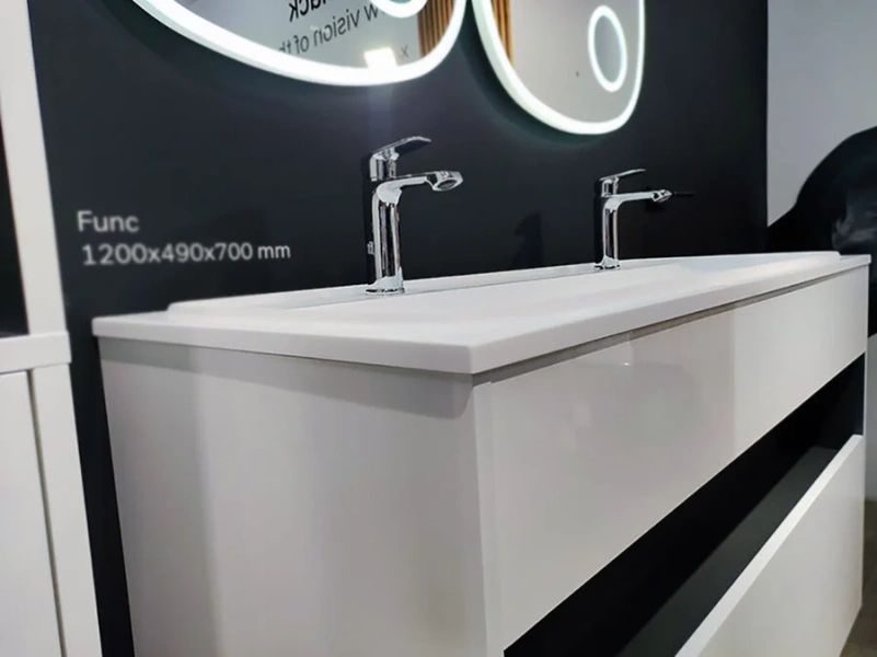 Раковина мебельная Am.Pm Func 120 см белая матовая, в наличии index_2 - фото 6