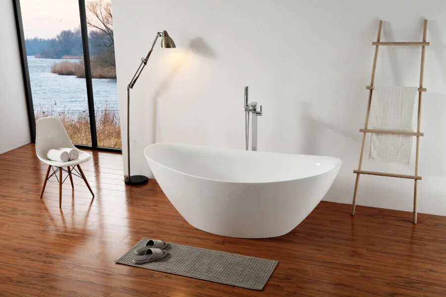 Акриловая ванна Abber 180х87 см отдельностоящая - фото 2