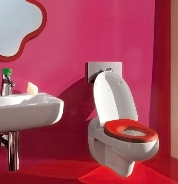 Унитаз подвесной Laufen Florakids белый, без бачка, со скрытым бачком - фото 4