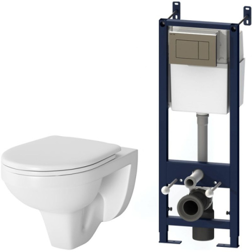 Инсталляция с клавишей и подвесным унитазом AM.PM Sense IS374A1738 - фото 1