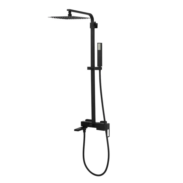 Душевая стойка BelBagno Luce со смесителем золото - фото 4