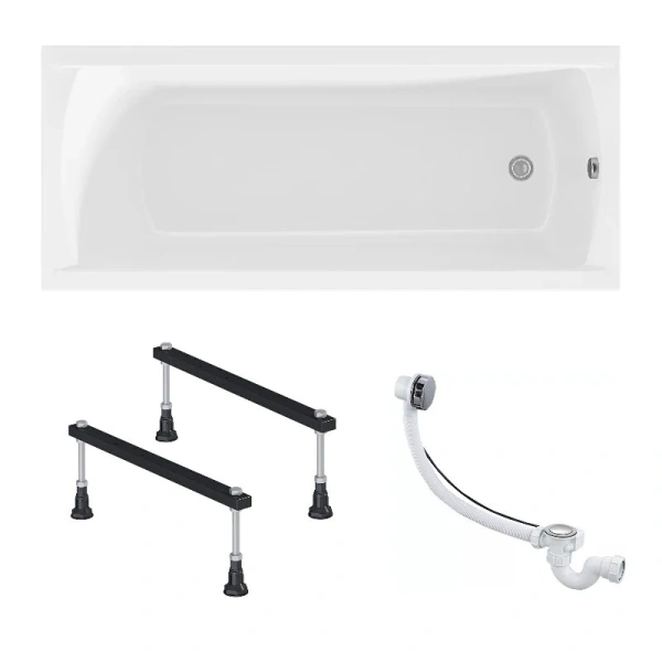 Ванна акриловая 1MarKa Modern 01мод1670кс1, 160 x 70 см, цвет белый, 160 см - фото 9