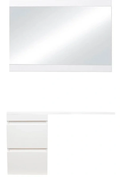 Тумба с раковиной подвесная Style Line Даллас СС-00002349 100 см с двумя ящиками - фото 4