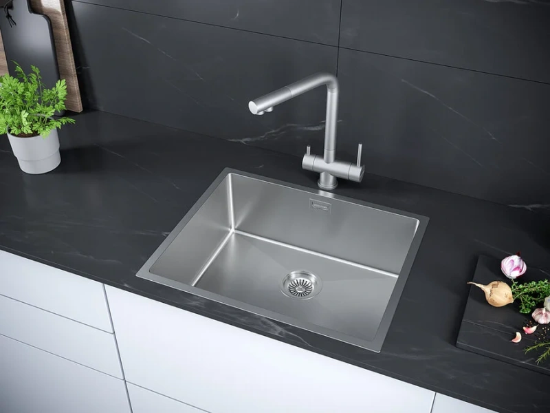 Мойка для кухни Paulmark Next PM215444 54 см прямоугольная, прямоугольной формы - фото 4