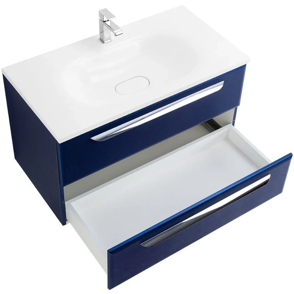 Тумба под раковину подвесная Cezares Eco 75 см sapfiro, подвесная, пристенная - фото 4