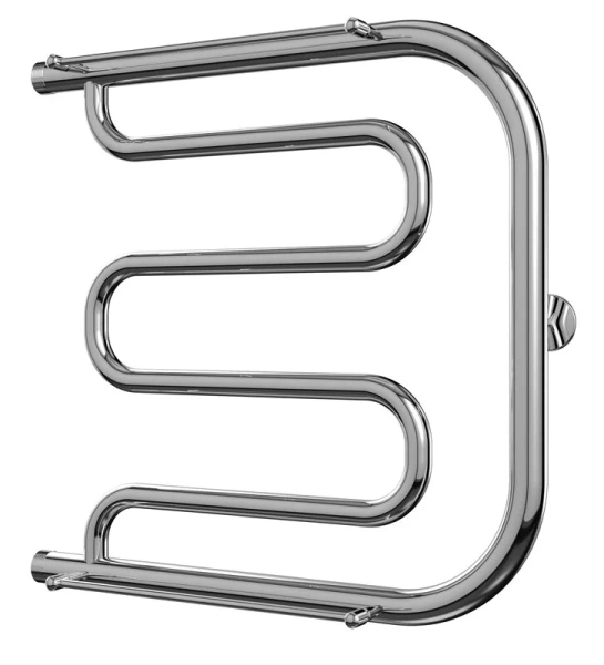 Полотенцесушитель водяной Terminus Фокстрот 500x500 хром - фото 3