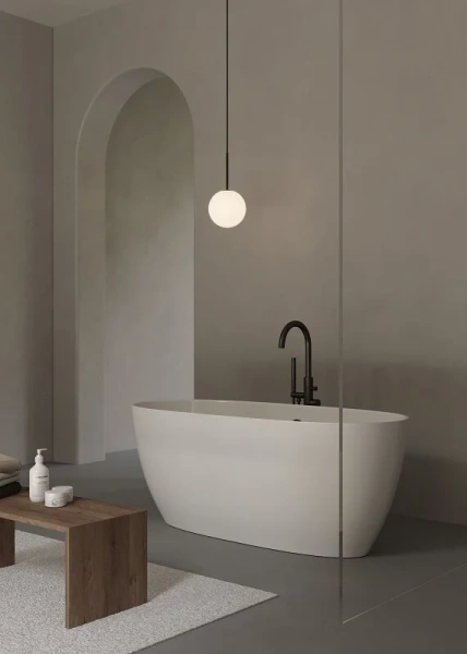 Ванна Creto Arino, CRARVN2902, 170 х 75 см, искусственный камень, белая - фото 3