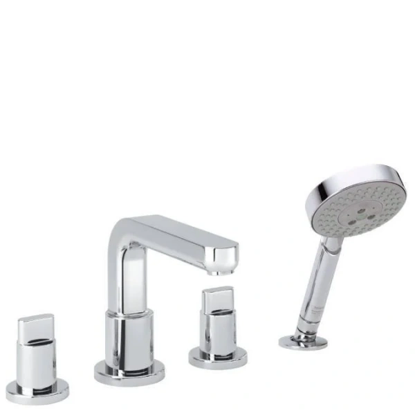 Смеситель на край ванны Hansgrohe Metris S - фото 3