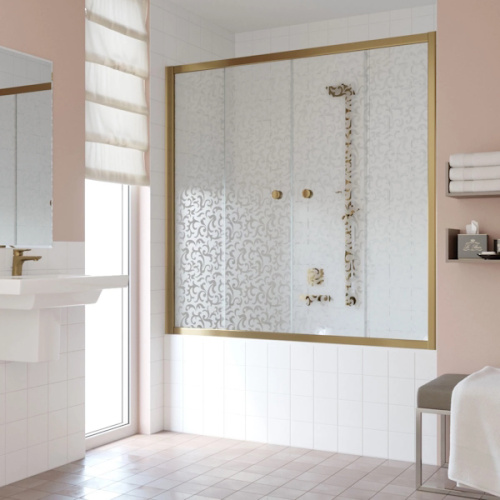 Душевая шторка на ванную стекло фея Vegas-glass Z2V 160 R03 - фото 25