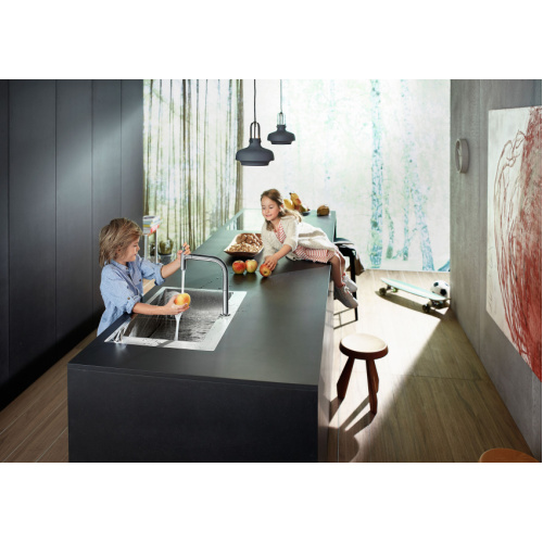 Мойка для кухни Hansgrohe C71-F660-08 хром, без крыла - фото 6