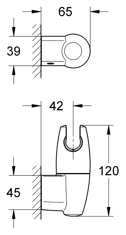 Держатель для душа Grohe Movario 28401000 - фото 2