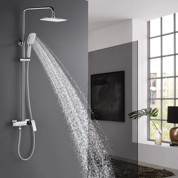 Душевая стойка Black&White Universe латунь - фото 4